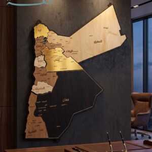 خريطة الأردن متعددة الطبقات من Craftory