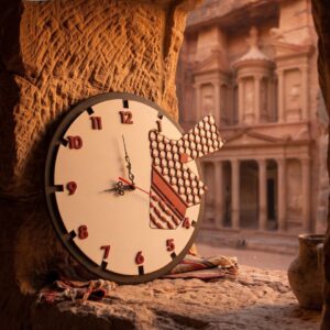 ساعة حائط تصميم الأردن من Craftory